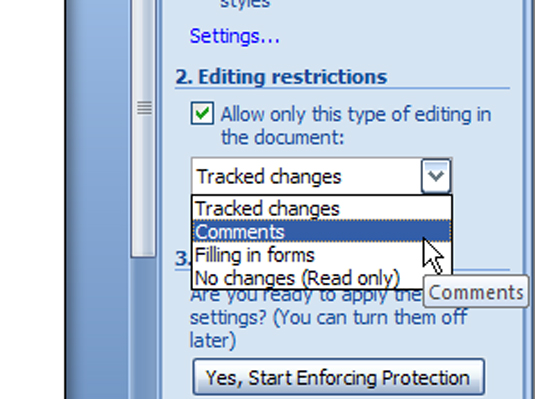 Come proteggere un documento di Word 2007