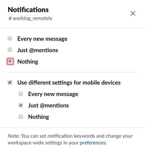 Cómo administrar las notificaciones de Slack