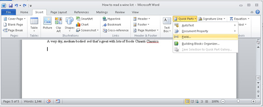 Come aggiungere la data e l'ora a un documento di Word 2010