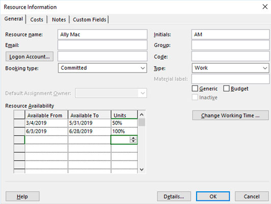 Come gestire le risorse in Microsoft Project 2019