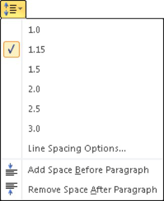 Come impostare linterlinea in Word 2010