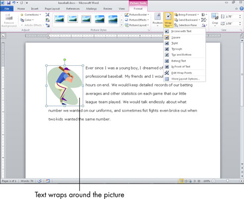 노인용: Microsoft Word에서 텍스트 줄 바꿈하는 방법