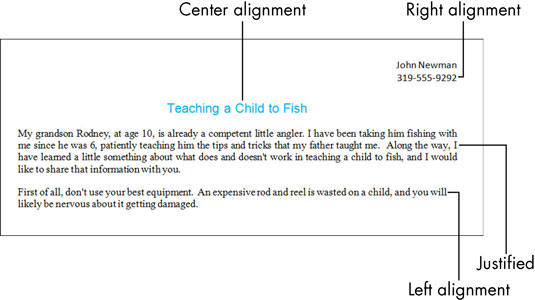 Pour les seniors : comment aligner du texte dans Microsoft Word