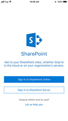 Ứng dụng di động SharePoint