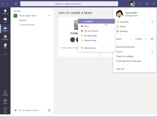 Cách làm việc trong Microsoft Teams từ Office 365