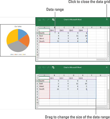 Cách tạo biểu đồ trong Office 365