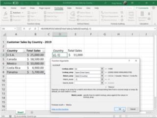 Come utilizzare la funzione XLOOKUP in Excel 2016