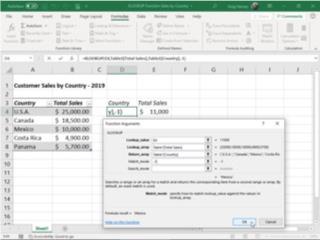 Como usar a função XLOOKUP no Excel 2016