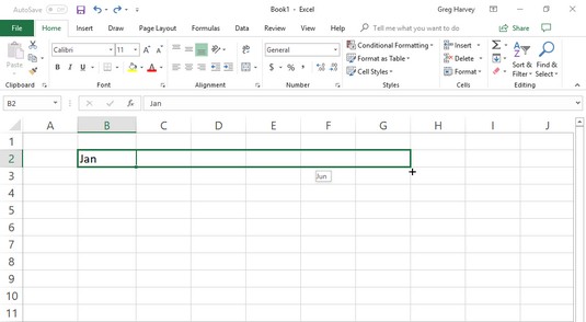 5 modi per utilizzare il riempimento automatico in Excel 2019