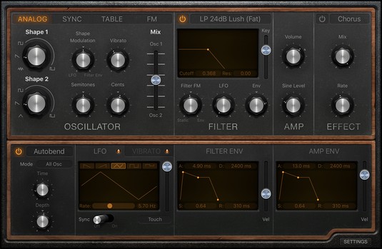 Logic Pro X Synth：4つのシンセとレトロなシンセの融合