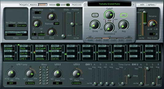 EXS24 Sampler no Logic Pro X