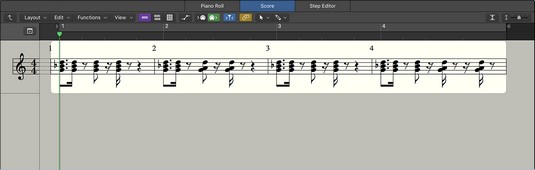 Logic Pro X의 MIDI 편집기