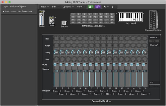 Editor MIDI in Logic Pro X