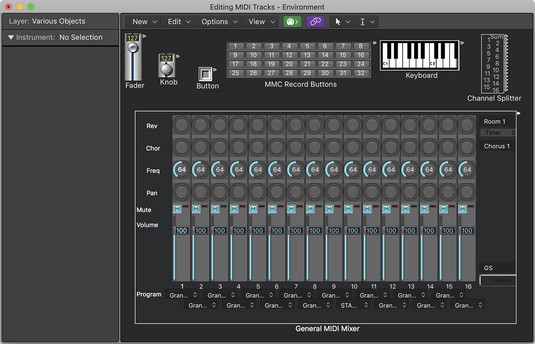 Logic Pro X의 MIDI 편집기