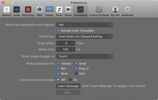 Logic Pro Automation: trasforma il tuo mix in una performance