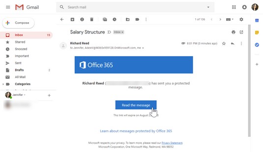 E-mail di Office 365: crittografia e sicurezza dei messaggi