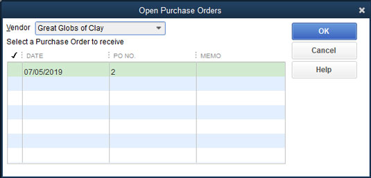Cómo funcionan las órdenes de compra en QuickBooks 2019