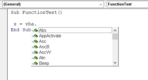 Come utilizzare le funzioni VBA integrate di Excel