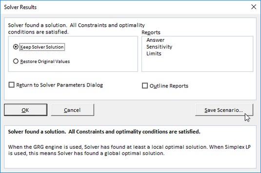 Come utilizzare il risolutore di Excel 2019