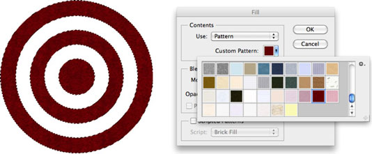 Photoshop CS6에서 사전 설정 패턴을 적용하는 방법