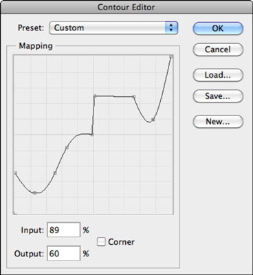 Como ajustar as configurações de contorno e usar o Editor de contorno no Photoshop CS6