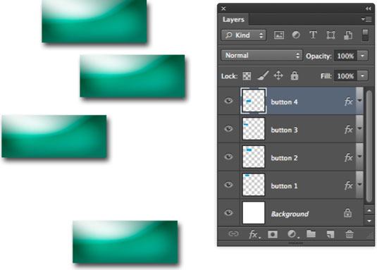 如何在 Photoshop CS6 中對齊和分佈圖層