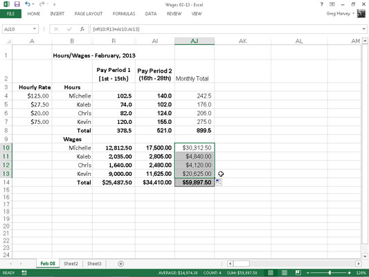 Come costruire formule di matrice in Excel 2013