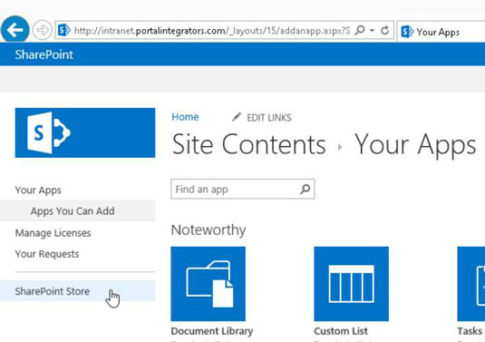 Come scaricare app da SharePoint Store