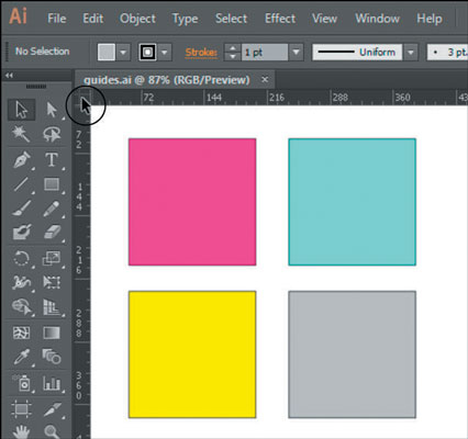 Miglioramenti alle guide in Illustrator CC