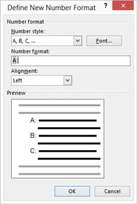 Elenchi puntati e numerati in Word 2013