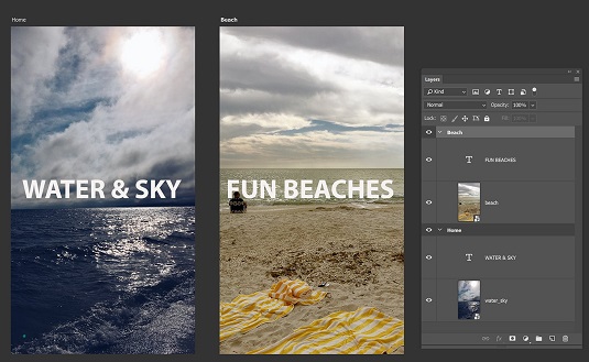 العمل مع Artboards في Photoshop CC