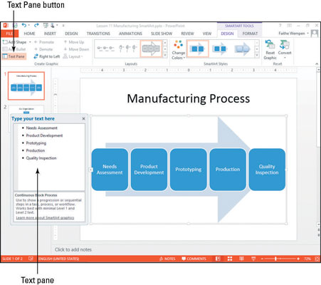 Come modificare un elemento grafico SmartArt in PowerPoint