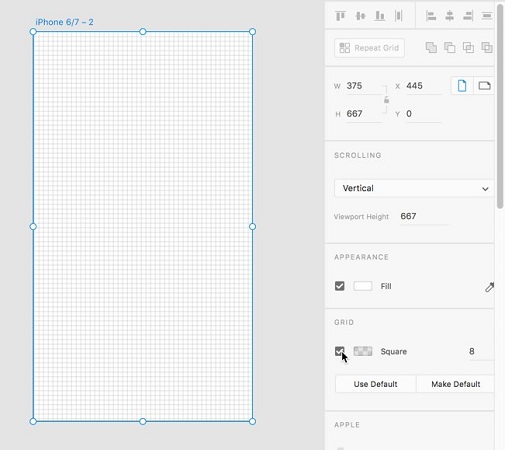 Alinhando e distribuindo no Adobe XD