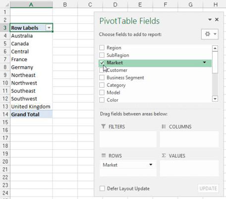 Dashboard e report Excel: crea la tua prima tabella pivot