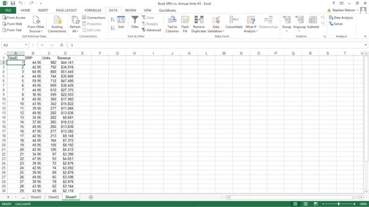 Come campionare i dati in Excel