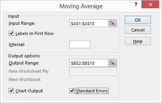 Come calcolare le medie mobili in Excel