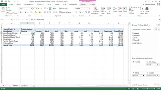 Comment réviser et modifier l'ordre de résolution dans un tableau croisé dynamique Excel