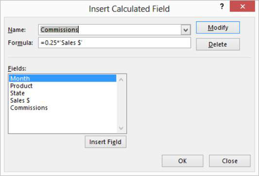 如何從 Excel 數據透視表中刪除計算字段和項目