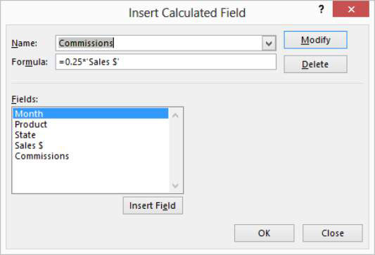 Cách xóa các trường và mục được tính toán khỏi bảng tổng hợp Excel