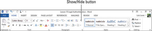 Come creare una tabella delle autorità in Word 2013