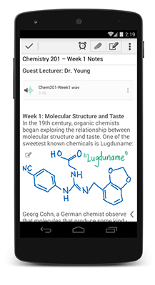 Cómo escribir notas a mano en Evernote para Android