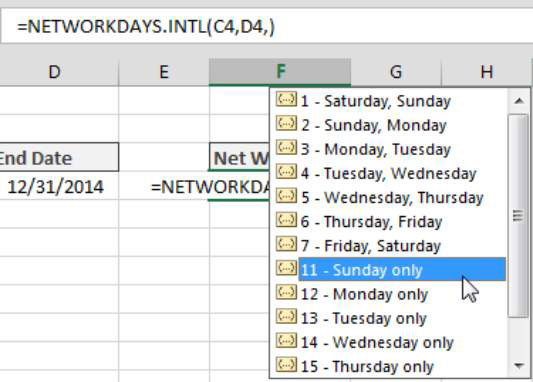 Calcolo del numero di giorni tra due date in Excel