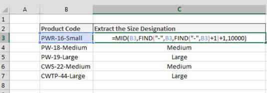 Trovare la seconda istanza di un carattere in Excel