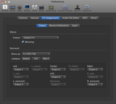 Come impostare più mix di monitor in Logic Pro X