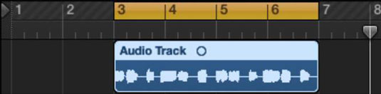 Logic Pro X 사이클 모드에서 다중 테이크 녹음