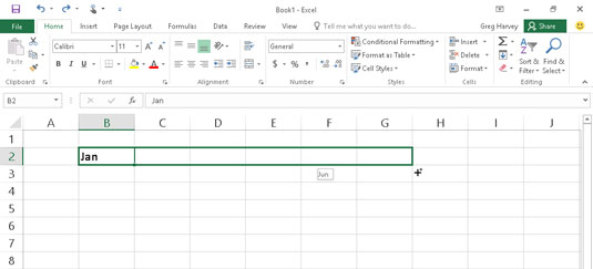 Come utilizzare la compilazione automatica in Excel 2016