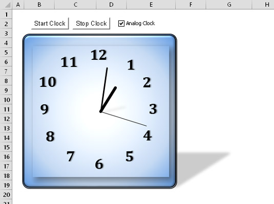 Come utilizzare gli eventi OnTime e gli eventi di pressione dei tasti in Excel 2016 VBA