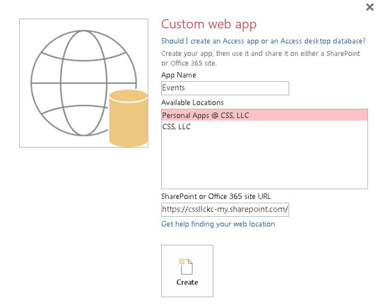 AccessWebアプリを作成する方法