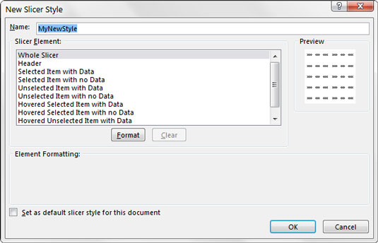 Come creare il proprio stile di affettatrice per dashboard di Excel