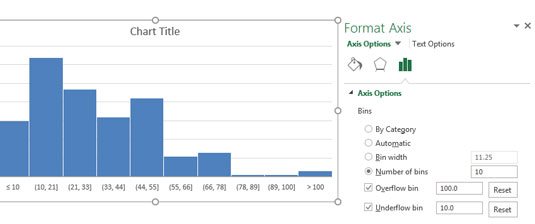 Come creare il grafico statistico dell'istogramma di Excel 2016